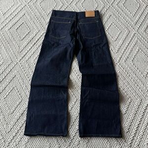 Acne Studios 2021M Loose Fit Indigo Blue Denim Jeans